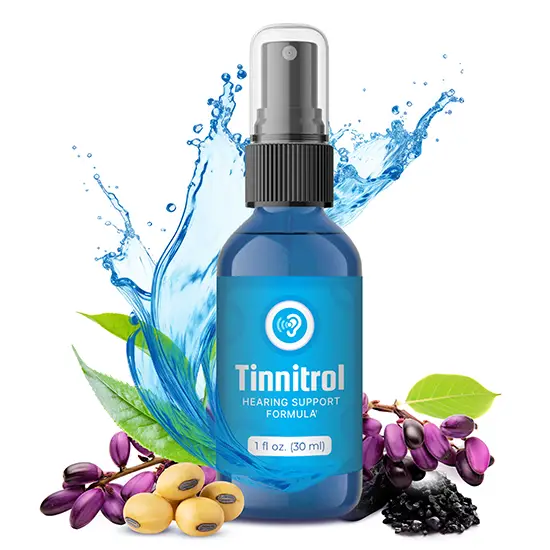 Tinnitrol natural tinnitus relief supplement bottle