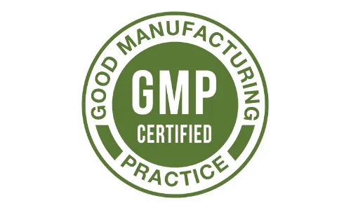 Tinnitrol GMP certified manufacturing badge